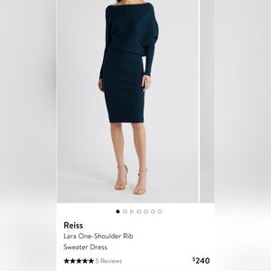 Large Reiss Lara dress teal